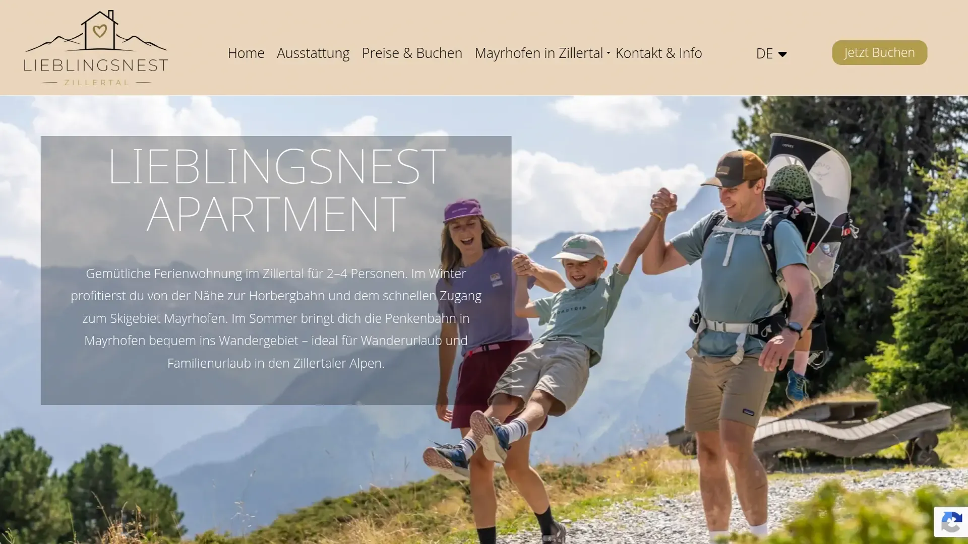 Lieblingsnest – Ferienwohnung im Zillertal